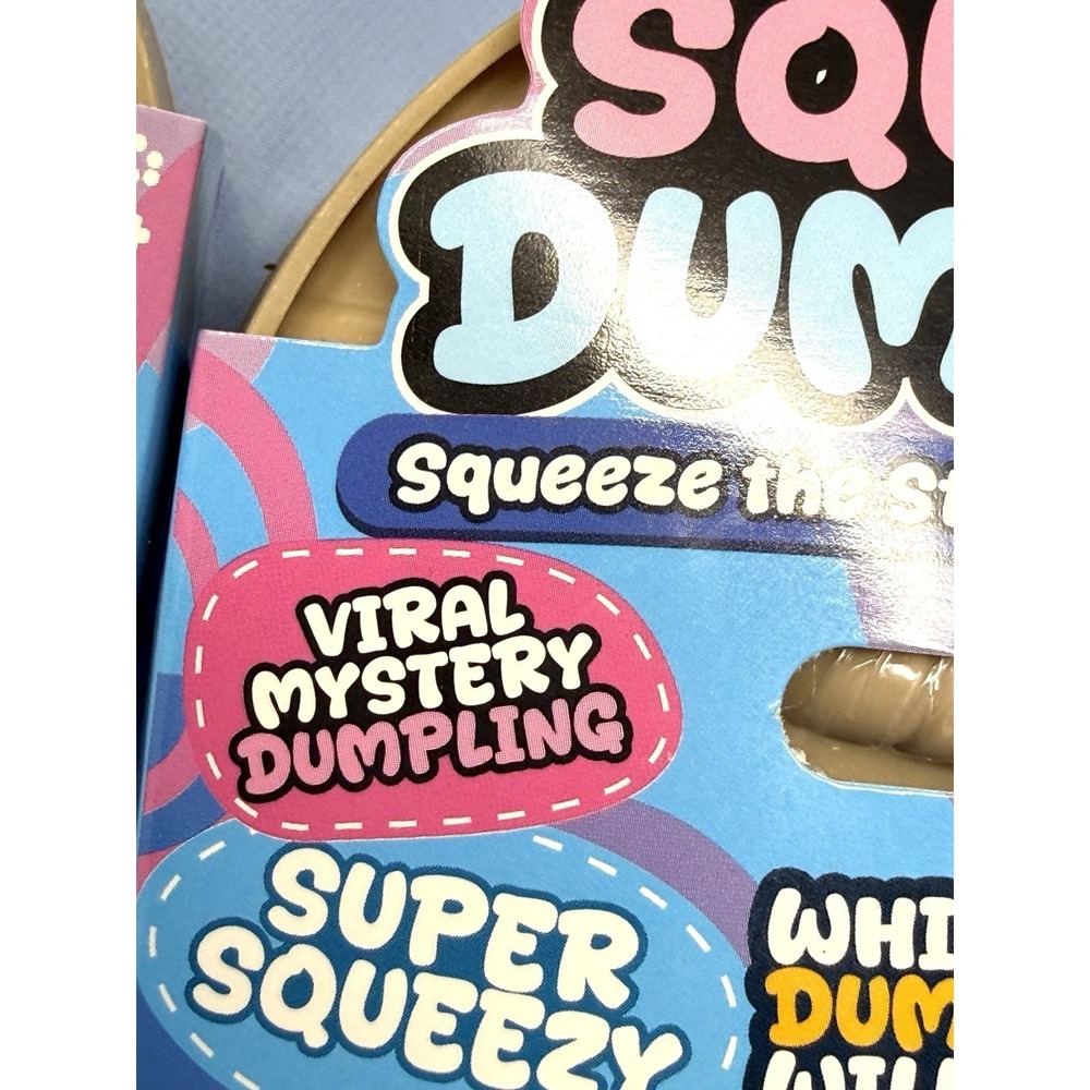 The Viral Mystery Colorful Squeezy Dumpling Squishy Sensory Squeeze Toy Lot Of 4 - Picture 3 of 8